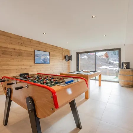 Apy - Grand Neuf Avec Terrasse, 6 En-suite , Wifi, Balcon, Etc Chalet Les Gets