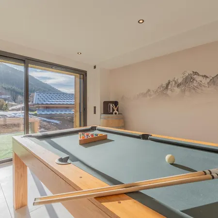 Apy - Grand Neuf Avec Terrasse, 6 En-suite , Wifi, Balcon, Etc * Les Gets