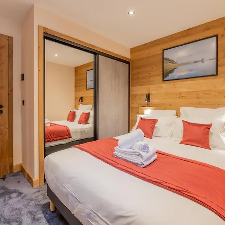 Chalet Apy - Grand Neuf Avec Terrasse, 6 En-suite , Wifi, Balcon, Etc Les Gets