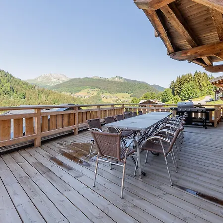 Apy - Grand Neuf Avec Terrasse, 6 En-suite , Wifi, Balcon, Etc Les Gets